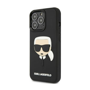 Karl Lagerfeld 3D Rubber Karl's Head - dėklas skirtas Apple iPhone 13 Pro juodos spalvos - Image 2
