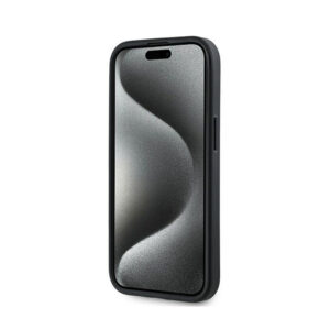 Karl Lagerfeld Diagonal Quilted Script - dėklas skirtas Apple iPhone 13 Black - Image 5