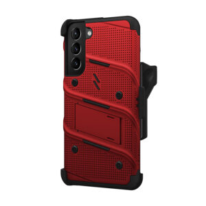 ZIZO BOLT Bundle Samsung Galaxy S22+ Case - Red & Black - Image 3