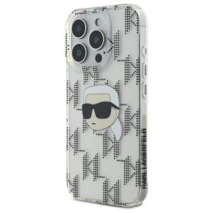 Karl Lagerfeld IML Karl Head Electroplated - dėklas skirtas Apple iPhone 16 Pro Max transparent - Image 2