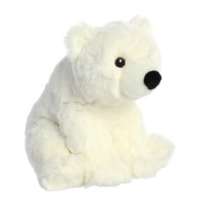 Eco Nation – Plush Toy / Cuddly Sitting Polar Bear 19 cm Eco-Friendly - Image 5