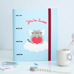 Pusheen - Purrfect Love collection A4 binder with cards (4 rings, elastic band) - Image 4