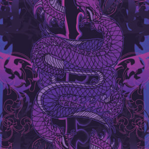 Nexgen Skins with 3D effect for Apple iPad 2/3/4 Serpentine 3D - Image 2