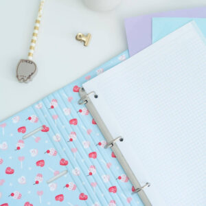 Pusheen - Purrfect Love collection A4 binder with cards (4 rings, elastic band) - Image 6