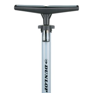 Dunlop - Floor pump for bikes, balls, mattresses with pressure gauge (Blue) - Image 4