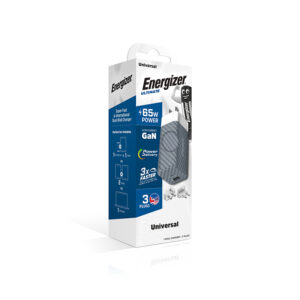 Energizer Ultimate - Multiplug EU / UK / US GaN USB-C & USB-A 65W PD mains įkroviklis sidabro spalvos - Image 6