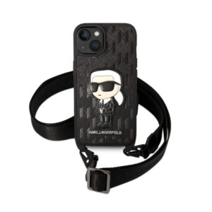 Karl Lagerfeld NFT Monogram Ikonik Patch - dėklas skirtas Apple iPhone 14 Plus Black - Image 2