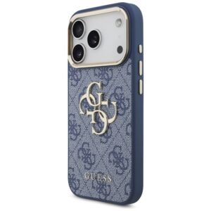 Guess 4G Big 4G Classic Logo - dėklas skirtas Apple iPhone 17 Pro Blue / Gold - Image 2