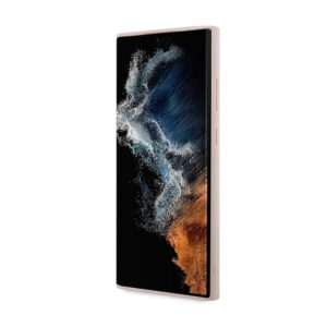 Guess 4G Collection Leather Metal Logo MagSafe - Case Samsung Galaxy S24 Ultra Pink - Image 5