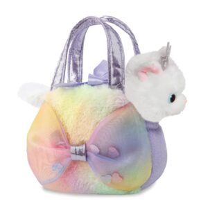 Fancy Pals – Plush Toy Princess Kitty Big Bow with Silver Crown in Colorful Bag 20 cm Eco-Friendly