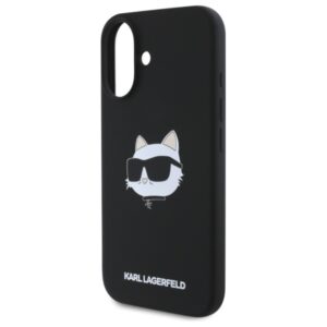 Karl Lagerfeld Silicone Choupette Head Print MagSafe - dėklas skirtas Apple iPhone 16 black - Image 6