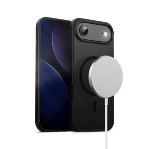 Crong Hybrid Frost MAG Cover - dėklas MagSafe Apple iPhone Air black - Image 1