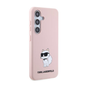 Karl Lagerfeld Silicone Choupette - Samsung Galaxy S24+ Case Pink - Image 4