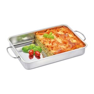 Küchenprofi Style - Stainless Steel Roasting Pan with Rack 40×31.5×6.5 cm - Image 2