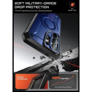 SupCase Unicorn Beetle Pro MAG MagSafe 2-set Samsung Galaxy S26 Ultra dėklas Cobalt - Image 3
