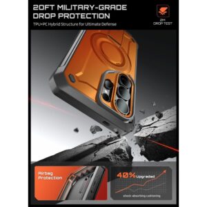 SupCase Unicorn Beetle Pro MAG MagSafe 2-set Samsung Galaxy S26 Ultra dėklas Coral - Image 3