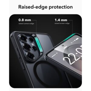 ESR Classic Hybrid MagSafe Samsung Galaxy S26 Ultra Frosted juodos spalvos - Image 3