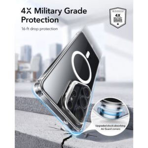 ESR Classic Hybrid KickStand MagSafe Samsung Galaxy S26 Ultra skaidrus - Image 3