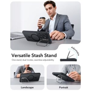 ESR Classic Hybrid KickStand MagSafe Samsung Galaxy S26 Ultra Frosted juodos spalvos - Image 3