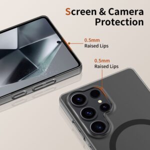 Tech-Protect MagSlim MagSafe dėklas Samsung Galaxy S25 Ultra matinė/juoda - Image 3