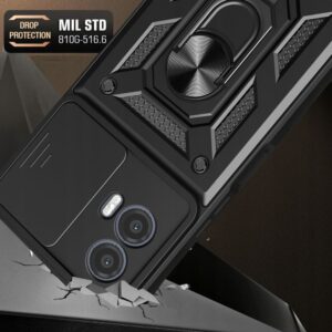 Tech-Protect CamShield Pro dėklas telefonui Motorola Moto G73 5G juodos spalvos - Image 3