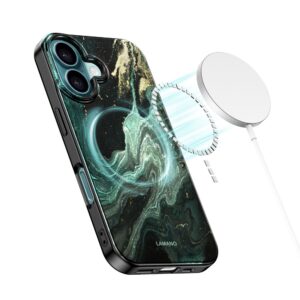 Tech-Protect Lamano MagSafe dėklas telefonui Apple iPhone 16 Verde Aura - Image 4