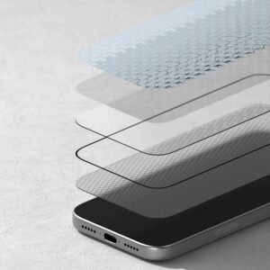 Apsauginis stiklas Ringke Easy Slide ANTI Apsauginis stiklas Apple iPhone 17 Pro juodos spalvos - Image 3