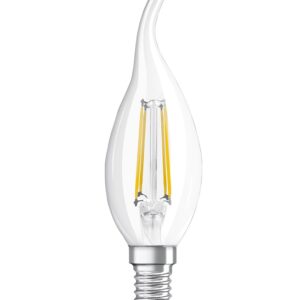 LED lempa Osram Filamentinė, BA35, 4W, E14, 2700K, 470lm