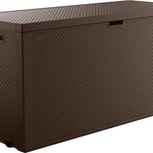 Plastikinė dėžė EMILY, 270 l, ruda - Image 2