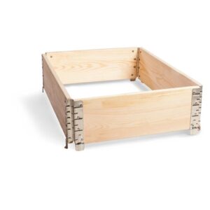 Pakelta medinė lysvė, 800×600×195 mm