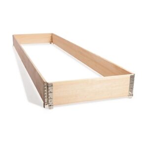 Pakelta medinė lysvė, 800×600×195 mm - Image 2