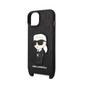 Karl Lagerfeld NFT Monogram Ikonik Patch - dėklas skirtas Apple iPhone 14 Plus Black - Image 5