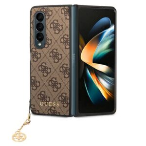 Guess 4G Charms Collection - dėklas skirtas Samsung Galaxy Z Fold 4 Brown - Image 1