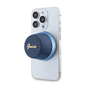 Guess Magnetic Script Metal Logo - Bluetooth speaker V5.3 blue - Image 5