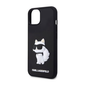 Karl Lagerfeld 3D Rubber NFT Choupette - dėklas skirtas Apple iPhone 14 Black - Image 6