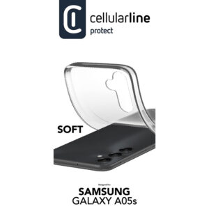 Cellularline Soft - dėklas Samsung Galaxy A05s transparent - Image 2