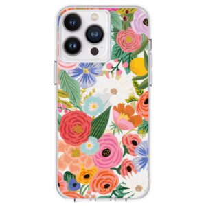 Rifle Paper Clear MagSafe - dėklas skirtas Apple iPhone 14 Pro Max Garden Party Blush - Image 1