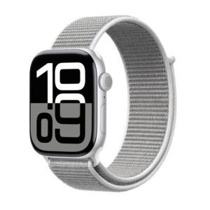 Crong Nylon - Sport Band for Apple Watch 38/40/41/42 mm (Silver Grey)