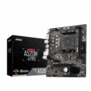 MSI A520M-A Pro motherboard, Socket AM4, AMD A520, Micro-ATX, DDR4 - Image 3