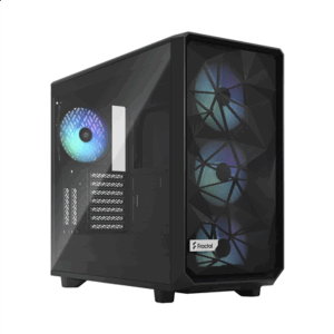 Fractal Design Meshify 2 RGB Mid Tower, Light Tint, Tempered Glass, Black - Image 3