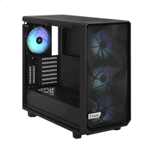 Fractal Design Meshify 2 RGB Mid Tower, Light Tint, Tempered Glass, Black - Image 8