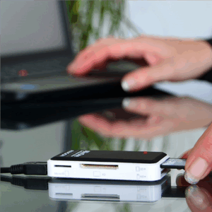 AXAGON CRE-X1 External Mini Card Reader, 5-slot - Image 10