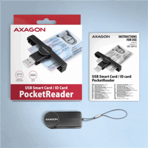 AXAGON CRE-SMPA USB Smart Card PocketReader - Image 8