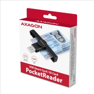 AXAGON CRE-SMPA USB Smart Card PocketReader - Image 9