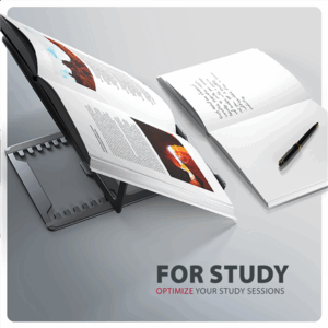 AXAGON STND-LAG Laptop Stand, height-adjustable, foldable, aluminium - grey - Image 10