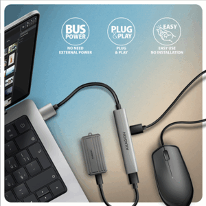 AXAGON HUE-STA USB Hub - 3x USB-A, 1x USB-C - Image 6