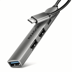 AXAGON HUE-STC USB Hub - 3x USB-A, 1x USB-C, 12cm USB-C Cable - Image 3