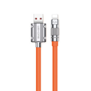 WEKOME WDC-186 Wingle Series - USB-A to Lightning Fast Charging Connection Cable 1 m Orange