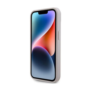 Guess Crossbody 4G Metal Logo - Apple iPhone 15 Case Pink - Image 6