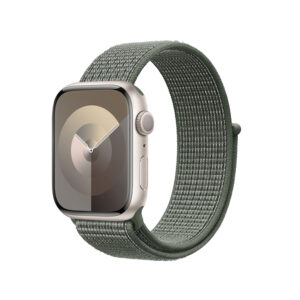 Crong Nylon – Sports strap for Apple Watch 44/45/46/49 mm (Military Green) - Image 3